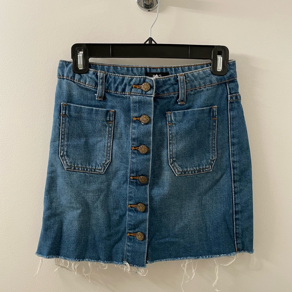 BDG button down denim skirt - XS